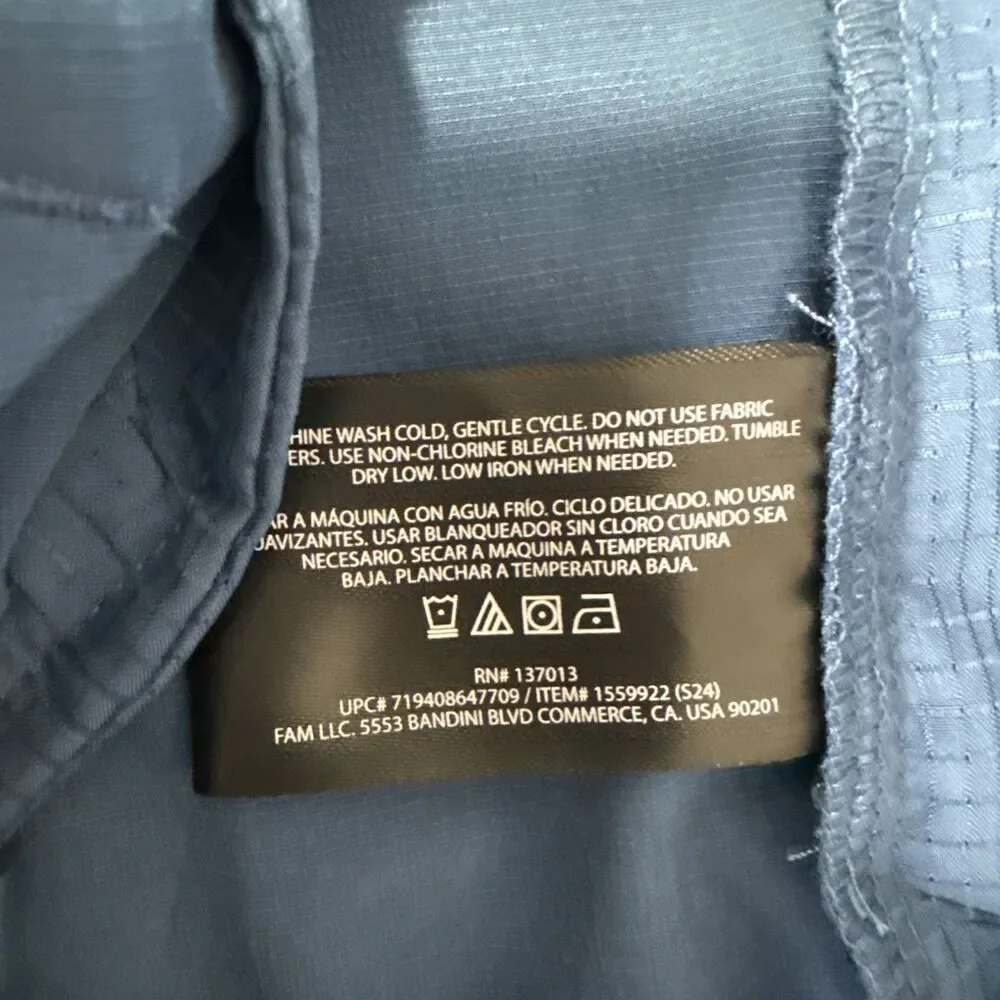 Banana Republic Mens Core Temp Shorts 38 Blue Performance Tech Chino Golf Resort